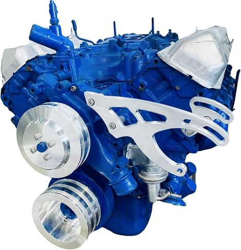 متوافق مع 429 460 Ford Saginaw Power Steering Bracket BBF Mechanical WP PS in Kuwait