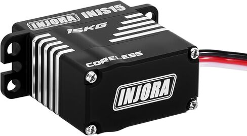 INJORA INJS15 Waterproof Coreless Servo with Mount & Horn for 1/18 TRX4M Upgrade in Kuwait