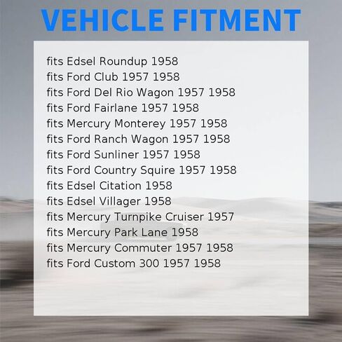 ختم الترس التفاضلي الخلفي يناسب Edsel Ranger، Citation، Corsair، Pacer، Bermuda 1958 استبدال 2067212، 2067213 1 قطعة in Kuwait