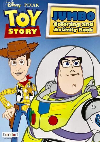 كتاب التلوين والأنشطة Disney & All License Jumbo (96 صفحة) للأولاد والبنات (قصة لعبة) in Kuwait