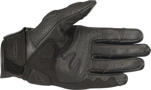 قفازات Alpinestars Mustang V2، مقاس L، أسود/أسود in Kuwait