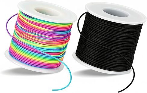 Elastic String for Bracelets Stretchy Bracelet String 4 Roll 656 Feet Elastic Cord for Bracelets Making Strings Beading Cords Threads for Bracelet Beading Necklace Craft DIY Jewelry Making Supplies in Saudi Arabia