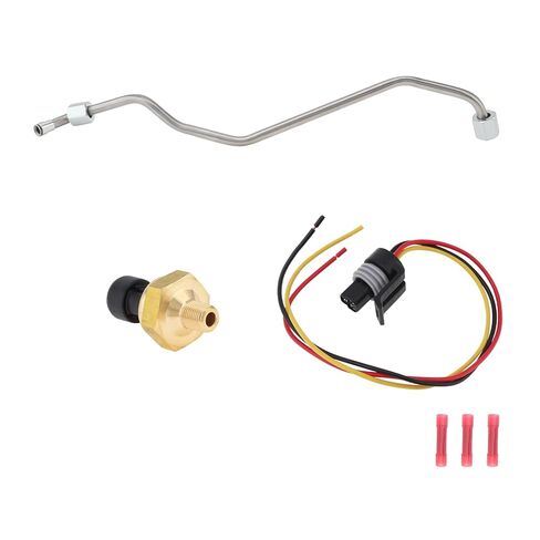 أنبوب مستشعر الضغط الخلفي للعادم، مستشعر EBP مع سرج سلكي متوافق مع Ford F250 F350 F450 F550 E350 E450 Excursion 7.3L 1999-2003، استبدال Powerstroke Diesel 1837875C1 1C3Z-9D477-AA in Kuwait