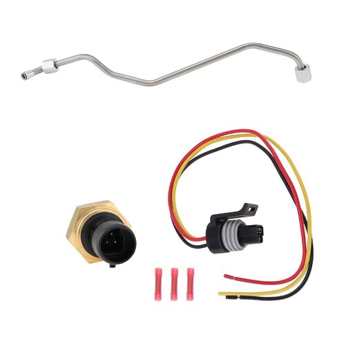 أنبوب مستشعر الضغط الخلفي للعادم، مستشعر EBP مع سرج سلكي متوافق مع Ford F250 F350 F450 F550 E350 E450 Excursion 7.3L 1999-2003، استبدال Powerstroke Diesel 1837875C1 1C3Z-9D477-AA in Kuwait