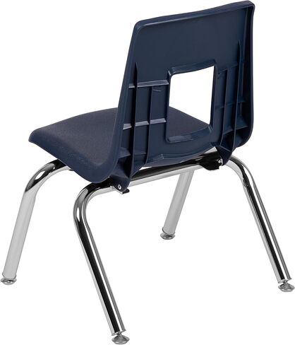 كرسي المدرسة BizChair Navy Student Stack - 12 بوصة in Kuwait
