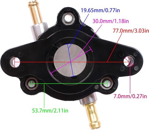 مكبس مسطح، محرك القارب 63P-24410-00 63P-24410-10 63P-24410-20 مضخة الوقود Assy لمحرك ياماها 150HP F150 FL150 الخارجي in Kuwait