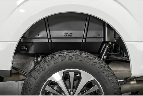 بطانات العجلات الخلفية للبلد الخشن لسيارة Ford F-150 (2015-2020) - بطانات حاجز خلفي شديدة التحمل للحماية من الطين والحطام، صنع في الولايات المتحدة الأمريكية in Kuwait
