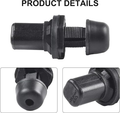 توقف عثرة الباب الخلفي متوافق مع فولفو C30 2007-2013 XC60 2018- XC90 2016- V90 V90CC XC40 OEM 31395927 32357334 ABS أسود سهل التركيب ومقاوم للاهتراء وغير قابل للتشوه in Kuwait