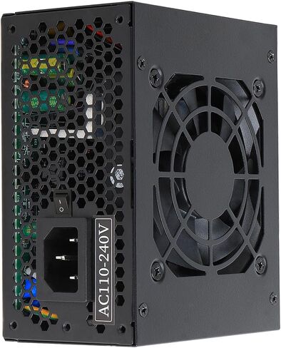 ESGAMING ES850 850W SFX مزود طاقة وحدات كاملة 80+ كفاءة بلاتينية PSU، مروحة FDB صامتة 80 مم، ضمان 10 سنوات in Saudi Arabia
