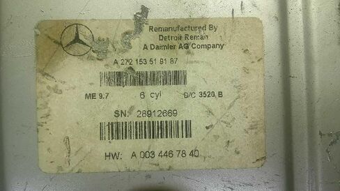 التحكم في المحرك ECM 07-09 متوافق مع مرسيدس R-Class R350 ML350 A 272 153 51 91 A2721535191 in Kuwait