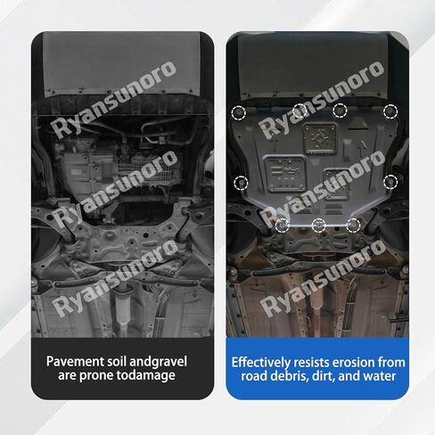 ترقية درع دفقة المحرك الأمامي من الفولاذ المنغنيز لسيارة Ford Escape 2013-2019، واقيات درع دفقة المحرك الأمامي مناسبة للهروب تحت غطاء المحرك، استبدل الأصل مباشرة in Kuwait