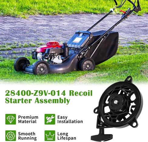 28400-Z9V-014 مجموعة بدء الارتداد - متوافقة مع Hon da GCV170 GCV200 HRX217K6 HRN216 - يستبدل 28400-Z9L-004/28400-Z9L-014 لجزازات العشب/المولدات/غسالات الضغط in Kuwait