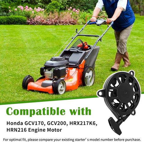 28400-Z9V-014 مجموعة بدء الارتداد - متوافقة مع Hon da GCV170 GCV200 HRX217K6 HRN216 - يستبدل 28400-Z9L-004/28400-Z9L-014 لجزازات العشب/المولدات/غسالات الضغط in Kuwait