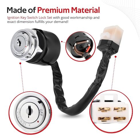 JAVIK Ignition Key Switch Lock Set for Honda CB200T CB350F CB360 G T CB500K CB550K CB750K CL360 1972-1976 O.E.M# 35010-374-671 in Kuwait