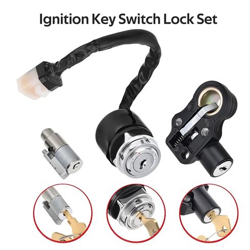 JAVIK Ignition Key Switch Lock Set for Honda CB200T CB350F CB360 G T CB500K CB550K CB750K CL360 1972-1976 O.E.M# 35010-374-671 in Kuwait