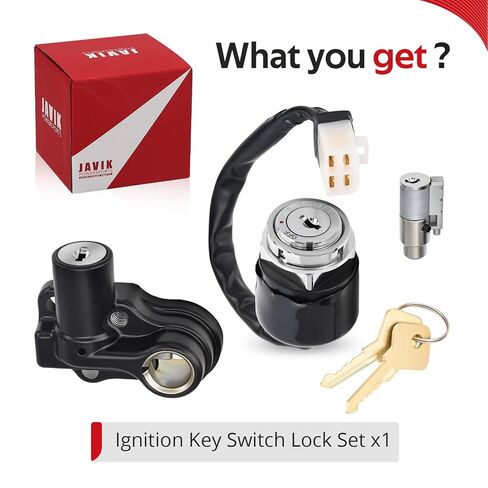 JAVIK Ignition Key Switch Lock Set for Honda CB200T CB350F CB360 G T CB500K CB550K CB750K CL360 1972-1976 O.E.M# 35010-374-671 in Kuwait