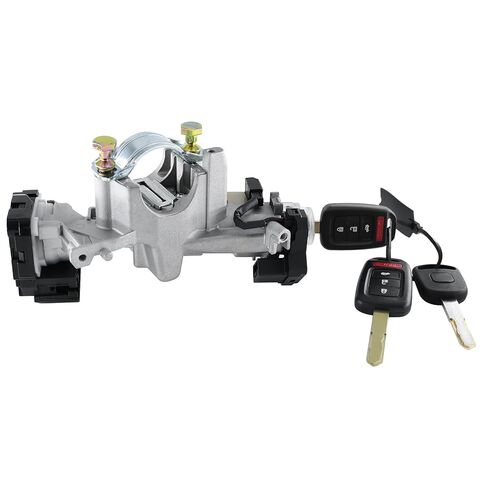 Compatible with Honda CRV 2017 2018 2019 2020 2021 2022 Ignition Lock Cylinder Switch Assembly (NO TRANSCEIVER) with Two Keys Shells (NO Electronics, ONLY Key Shells) and One Transponder Chip Key in Kuwait