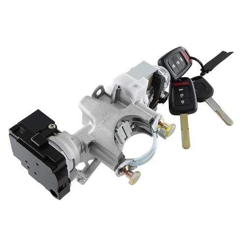 Compatible with Honda CRV 2017 2018 2019 2020 2021 2022 Ignition Lock Cylinder Switch Assembly (NO TRANSCEIVER) with Two Keys Shells (NO Electronics, ONLY Key Shells) and One Transponder Chip Key in Kuwait