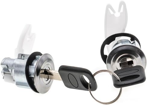 F3TZ1522050B F2UZ1522050A Door Lock Cylinder & Keys Set Compatible with Ford F-150 F-250 F-350 Super Duty Explorer Ranger E-150 E-250 E-350 Econoline Door Lock Kit 5090051-01 in Kuwait