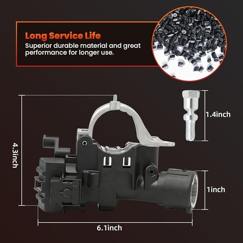 ZZDB66160 Ignition Lock Housing with Anti-Theft Bolt 989-019 9L8Z3511A for Escape 2008-2012, Focus 2008-2011, Tribute 2008-2011, Mariner 2008-2010 Ignition Switch Housing 9L8Z-3511-A in Kuwait