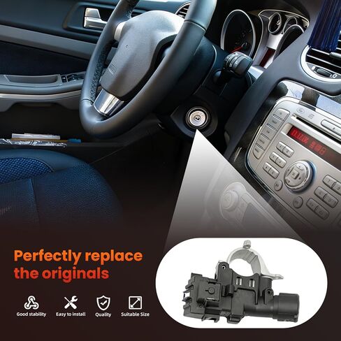 ZZDB66160 Ignition Lock Housing with Anti-Theft Bolt 989-019 9L8Z3511A for Escape 2008-2012, Focus 2008-2011, Tribute 2008-2011, Mariner 2008-2010 Ignition Switch Housing 9L8Z-3511-A in Kuwait
