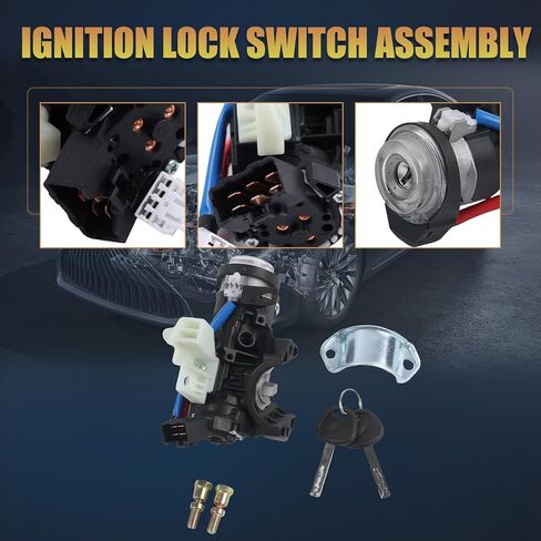 81910-B2100 Ignition Lock Switch Assembly with 2 Keys for Kia Soul 2014-2019 for Kia Soul EV 2015-2019 Transmissions Aftermarket Part Replace OE# 81910B2100 81450-34190 81905-B2110 in Kuwait