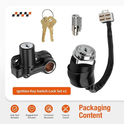 مفتاح الإشعال التبديل مجموعة غلق لهوندا CB200T CB350F CB360 G T CB500K CB550K CB750K CL360 1972-1976 35010-374-671 in Kuwait