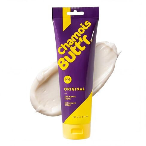 Chamois Butt'r Original Anti-Chafe Cream, 8 oz tube | For Cycling, Running & Active Lifestyles - Helps Prevent & Soothe Chafing, Non-Greasy, Easy Rinse, Skin-Friendly Formula in Kuwait