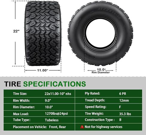 إطارات TRIPOWER 4.80/4.00-8 - إطار 4.00-8 AG لجرار وعربة جزازة العشب للمزرعة، بدون أنبوب 4PR، سعة 400 رطل، مجموعة من 2 in Kuwait