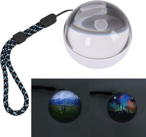 مشغل فيديو Vikye Memory Orb، 2.7 بوصة كرة كريستالية مخصصة لتحميل الصور ومقاطع الفيديو، كرة كريستال قابلة لإعادة الشحن بسعة 4 جيجابايت تذكار لحفلات الزفاف in Kuwait