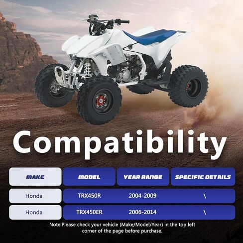 المحور الخلفي محمل الناقل المحور 42500-HP1-000 متوافق مع 2004-2009 هوندا TRX450R 2006-2014 هوندا TRX450ER in Kuwait