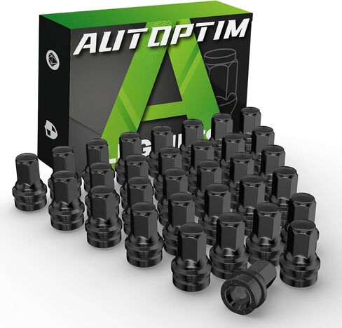 AUTOPTIM M12x1.5 Lug Nuts - Replacement for 2001-2024 Ford Escape, 2012-2018 Focus, 2006-2020 Ford Fusion, 2011-2022 Fiesta, ACPZ1012H 611-303 OEM Factory Chrome Wheel Lug Nut (20pcs) in Saudi Arabia