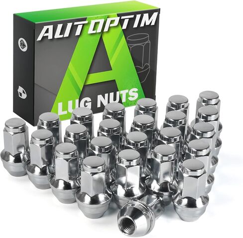 AUTOPTIM M12x1.5 Lug Nuts - Replacement for 2001-2024 Ford Escape, 2012-2018 Focus, 2006-2020 Ford Fusion, 2011-2022 Fiesta, ACPZ1012H 611-303 OEM Factory Chrome Wheel Lug Nut (20pcs) in Saudi Arabia