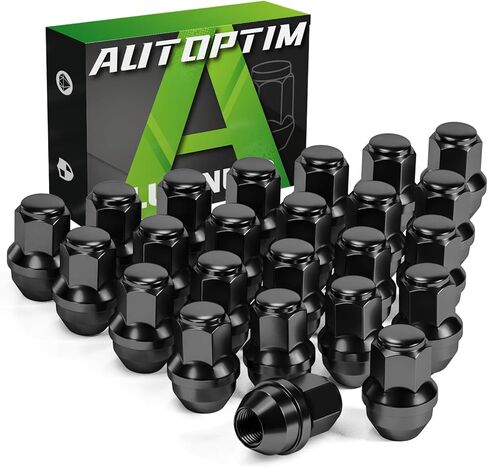 AUTOPTIM M12x1.5 Lug Nuts - Replacement for 2001-2024 Ford Escape, 2012-2018 Focus, 2006-2020 Ford Fusion, 2011-2022 Fiesta, ACPZ1012H 611-303 OEM Factory Chrome Wheel Lug Nut (20pcs) in Saudi Arabia