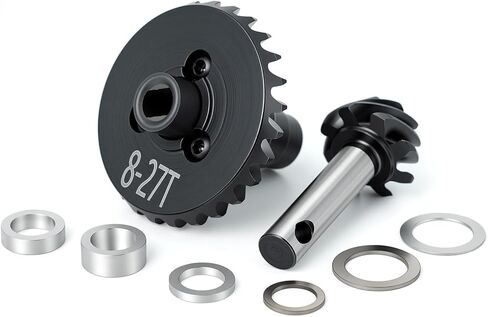تروس فرق السرعة 8T/24T لمحور SCX10 II SCX10 III SCX10 Pro، محور AR44 AR45، أجزاء ترقية تروس تفاضلية معدنية لزاحف RC 1/10 (8T-27T) in Kuwait