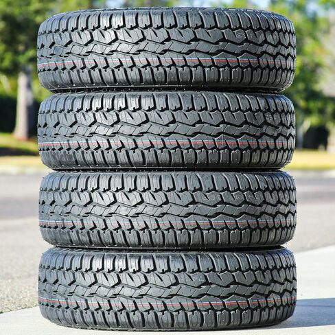 مجموعة من 4 (أربعة) إطارات ارمسترونج ترو تراك AT A/T Truck/SUV لجميع التضاريس للطرق الوعرة - 235/75R15 235/75/15 235/75-15 109T نطاق تحميل XL 4-Ply BSW جدار جانبي أسود in Kuwait