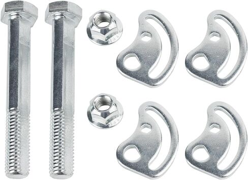 مجموعة Camber Bolt متوافقة مع Chevy GMC Cadillac 1999-2023 Silverado Sierra 1500 2500 3500 Escalade Colorado Avalanche Tahoe Yukon، كاميرات محاذاة الذراع الأمامية، 2 قطعة Cam Bolt ± 1.5 درجة in Kuwait