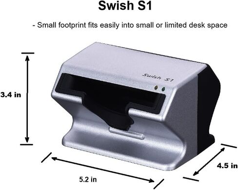 بطاقة التأمين الطبي Swish S1 والماسح الضوئي لهوية الصورة (مع Scan-ID LITE لنظام التشغيل Windows) in Kuwait
