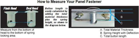 Allstar Performance ALL19153 Oval Head Quick Turn Fastener 50 Pack in Kuwait