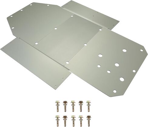 ALMULOO Full Chassis Skid Plate Heavy Duty Compatible with 2008-2014 Polaris RZR 800 RZR-S 800 900 RZR XC Aluminum in Kuwait