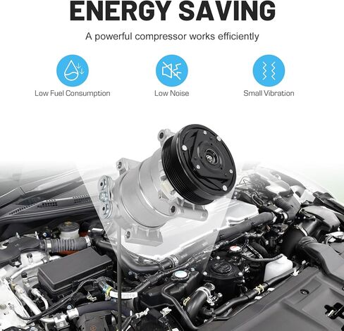 New AC Compressor with Clutch and Component Kit for Chevrolet C1500 C2500 C3500 HD&K1500 K2500 K3500&GMC C1500 C2500 C3500 1996-2000 4.3L 5.0L 5.7L 6.5L 7.4L, for Chevy Silverado 1996-1999 5.7L in Kuwait