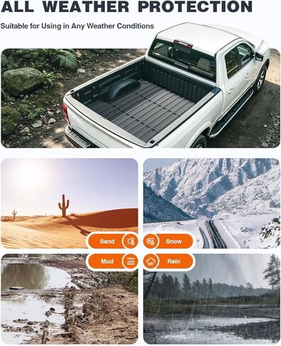 حصيرة سرير شاحنة 5.7FT لـ Ram 1500/1500 RHO 2019-2026 وRAM 1500 Classic 2019-2024 سرير قصير (5FT7 / 67.4 بوصة) ليست لرامبوكس، بطانة سرير شاحنة بضائع مناسبة لجميع الأحوال الجوية، أسود in Kuwait