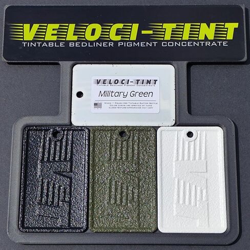 حقيبة VelociTint Bedliner Pigment Concentrate 2oz لبطانة السرير القابلة للتلوين من اليوريثان 2K، أكثر من 200 لون متاح - أخضر عسكري in Kuwait