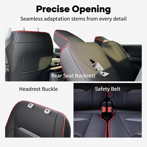 Ymucd for Ford F150 Seat Covers Front and Back Full Set, Premium Faux Leather Full Warp Seat Covers Fit for 2009-2026 F150 (XL XLT STX Lariat Tremor) & 2017-2026 F250 F350 F450 Super Duty - Black in Kuwait