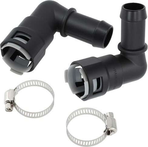 800-418 Heater Core Coolant Hose Connector for Ford Expedition F250 F350 F450 F550 Super Duty for Mustang for Lincoln LS Navigator 90 Degree Elbow Engine Bypass Heater Hose Joint in Kuwait