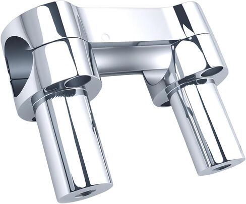 1.25'' 32mm 3'' Rise Motorcycle Handlebar Risers Handlebar Clamps Fit Harley Gloss Black in Saudi Arabia