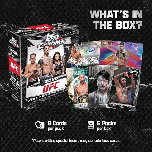 2026 Topps Chrome UFC - Factory Sealed - Mega Box in Kuwait