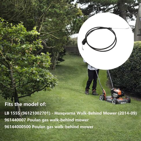 424033 كابل التحكم في المحرك لـ AYP Craftsman 532424003 961440005 يناسب Husqvarna 532424033 583409501 in Kuwait