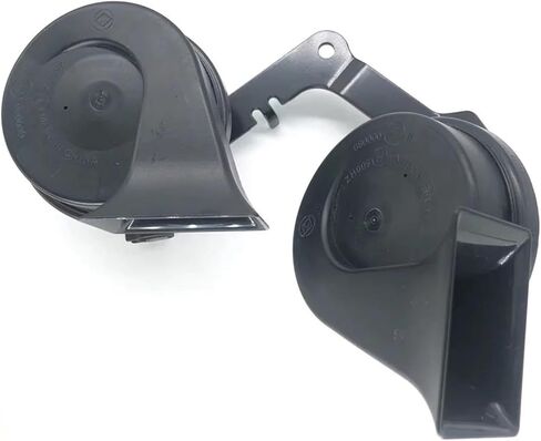 Compatible with Tesla MODEL 3 2017‑2022 Car Snail Horn Dual Tone Snail Horn with Bracket High Low Tone 1109660 00 B 1109660-00-B one pair in Kuwait
