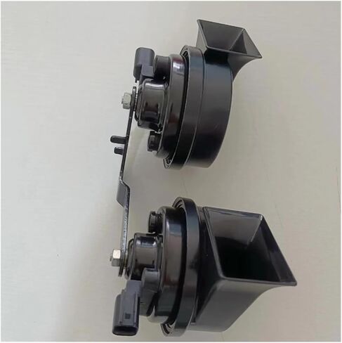 Compatible with Tesla MODEL 3 2017‑2022 Car Snail Horn Dual Tone Snail Horn with Bracket High Low Tone 1109660 00 B 1109660-00-B one pair in Kuwait